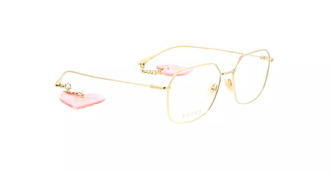 Gucci GG1032O 001 s54 + Pink Heart Acc