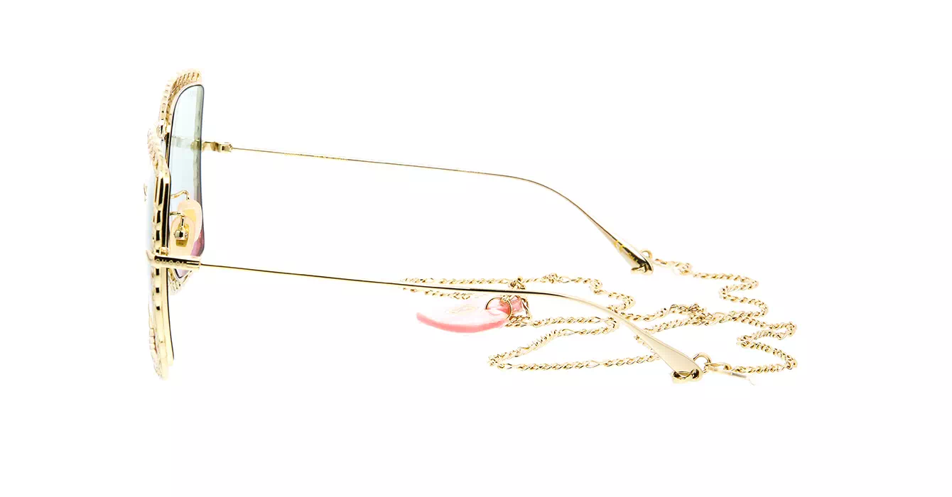 Gucci GG1033S 003 s57 + Chain w/ Heart Pendant