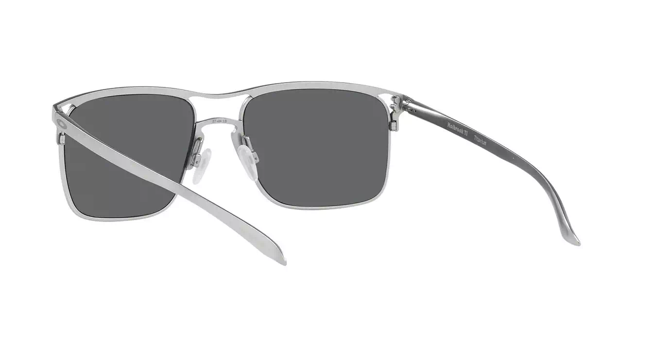 Oakley Holbrook TI Satin Chrome W/ Prizm black (OO6048-01) s57