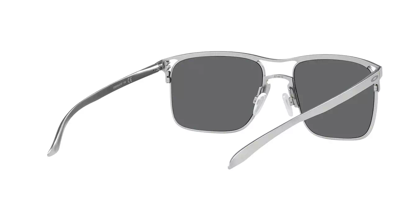 Oakley Holbrook TI Satin Chrome W/ Prizm black (OO6048-01) s57