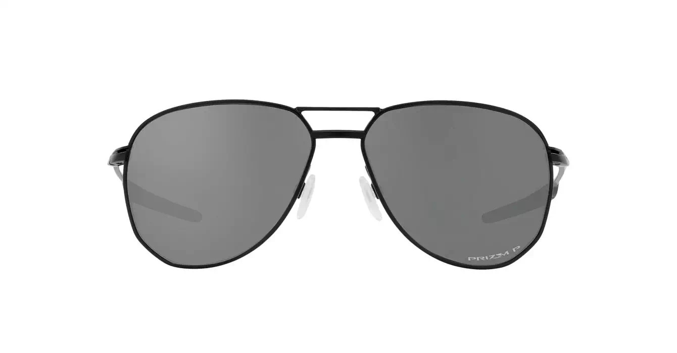 Oakley Contrail Satin Black W/ Prizm Black Polarized (OO4147-04) s57