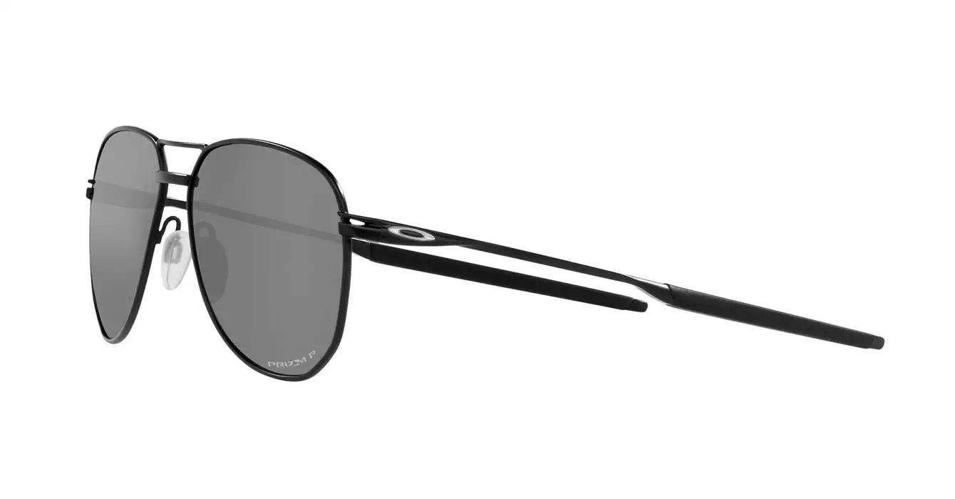 Oakley Contrail Satin Black W/ Prizm Black Polarized (OO4147-04) s57
