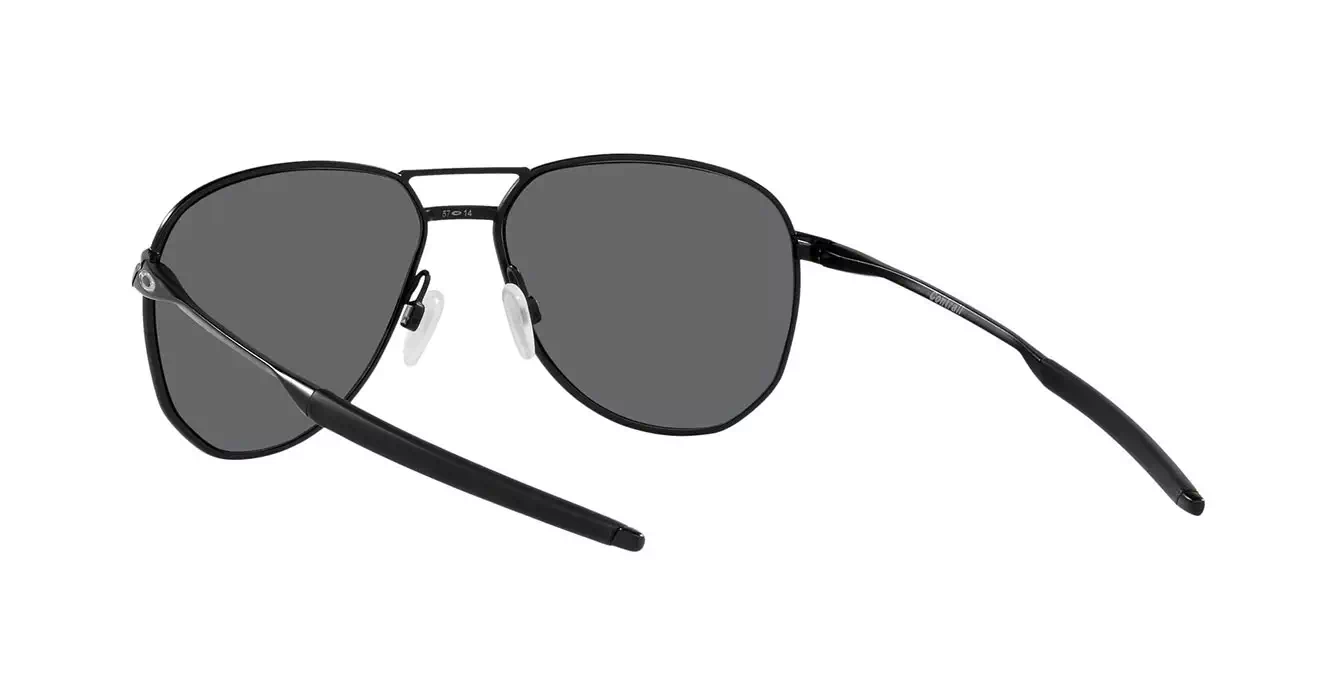 Oakley Contrail Satin Black W/ Prizm Black Polarized (OO4147-04) s57