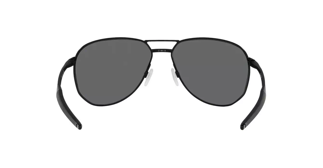 Oakley Contrail Satin Black W/ Prizm Black Polarized (OO4147-04) s57