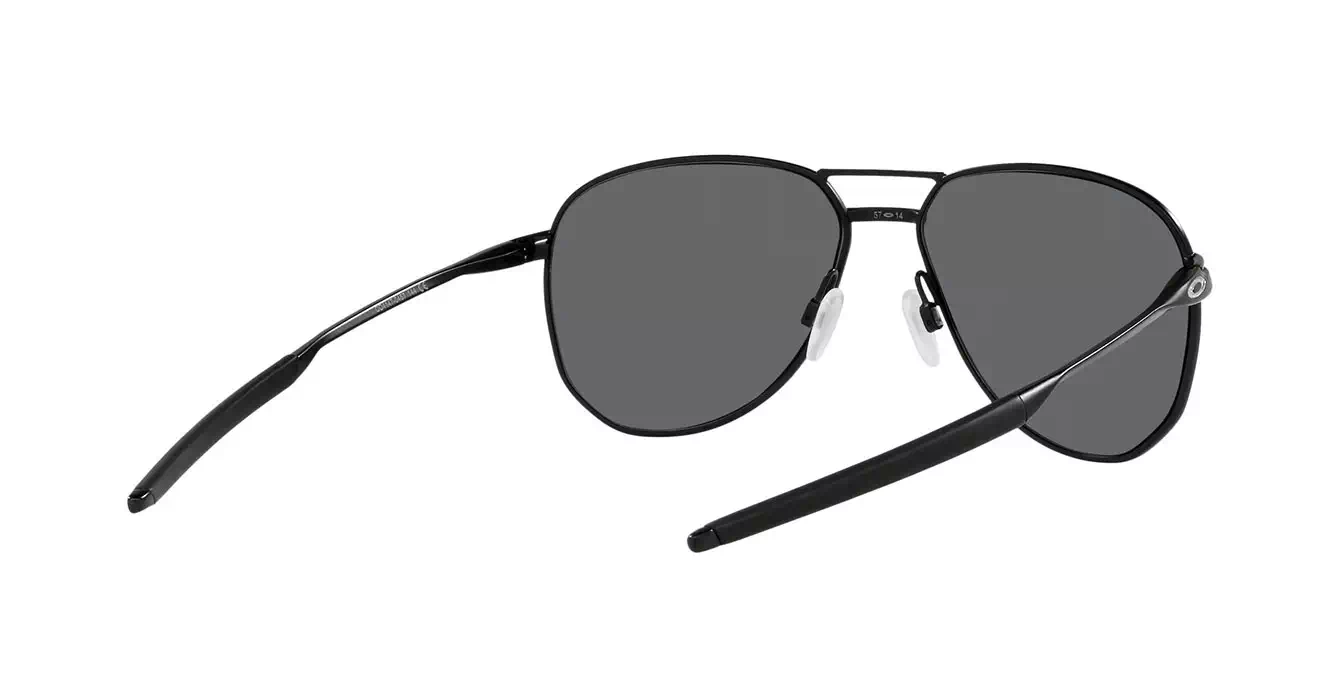Oakley Contrail Satin Black W/ Prizm Black Polarized (OO4147-04) s57