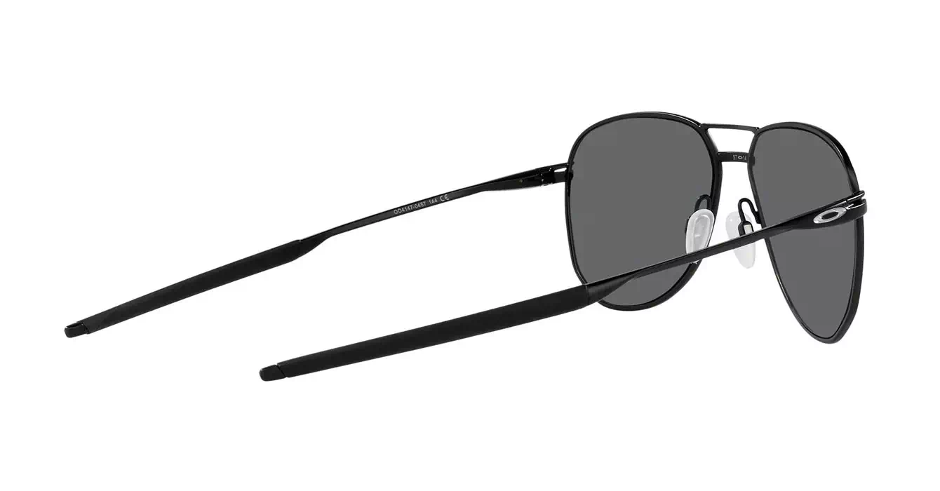 Oakley Contrail Satin Black W/ Prizm Black Polarized (OO4147-04) s57