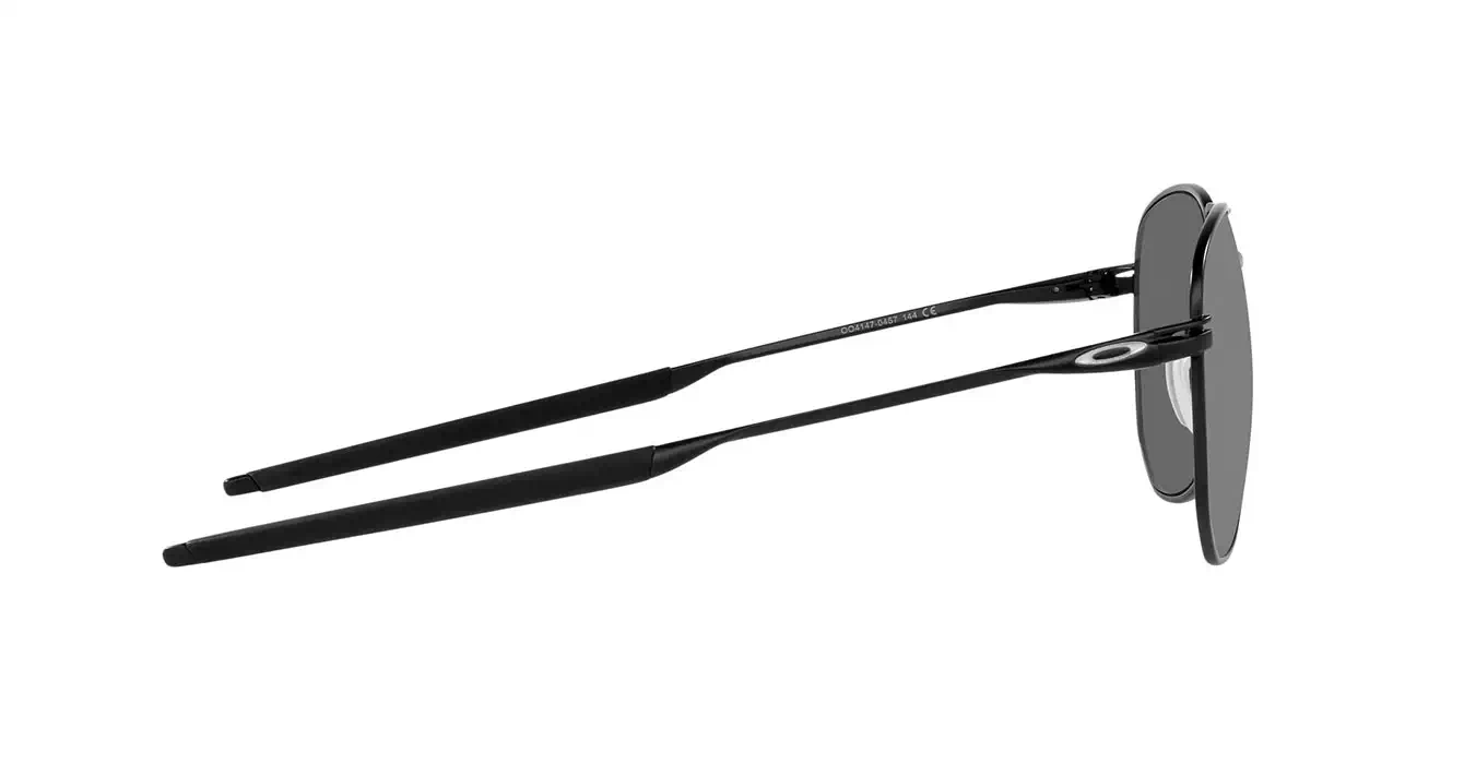 Oakley Contrail Satin Black W/ Prizm Black Polarized (OO4147-04) s57
