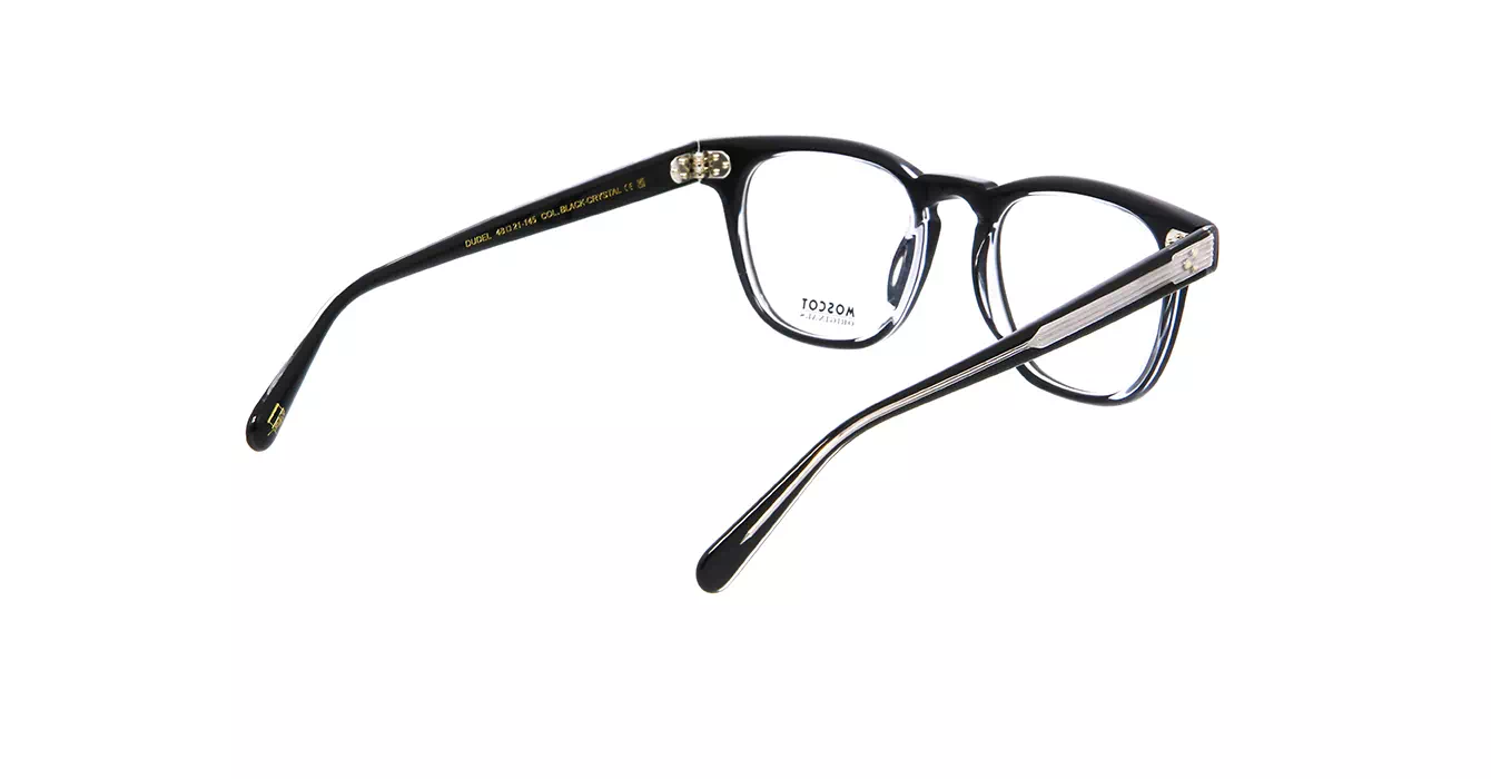 Moscot Dudel Black Crystal s48