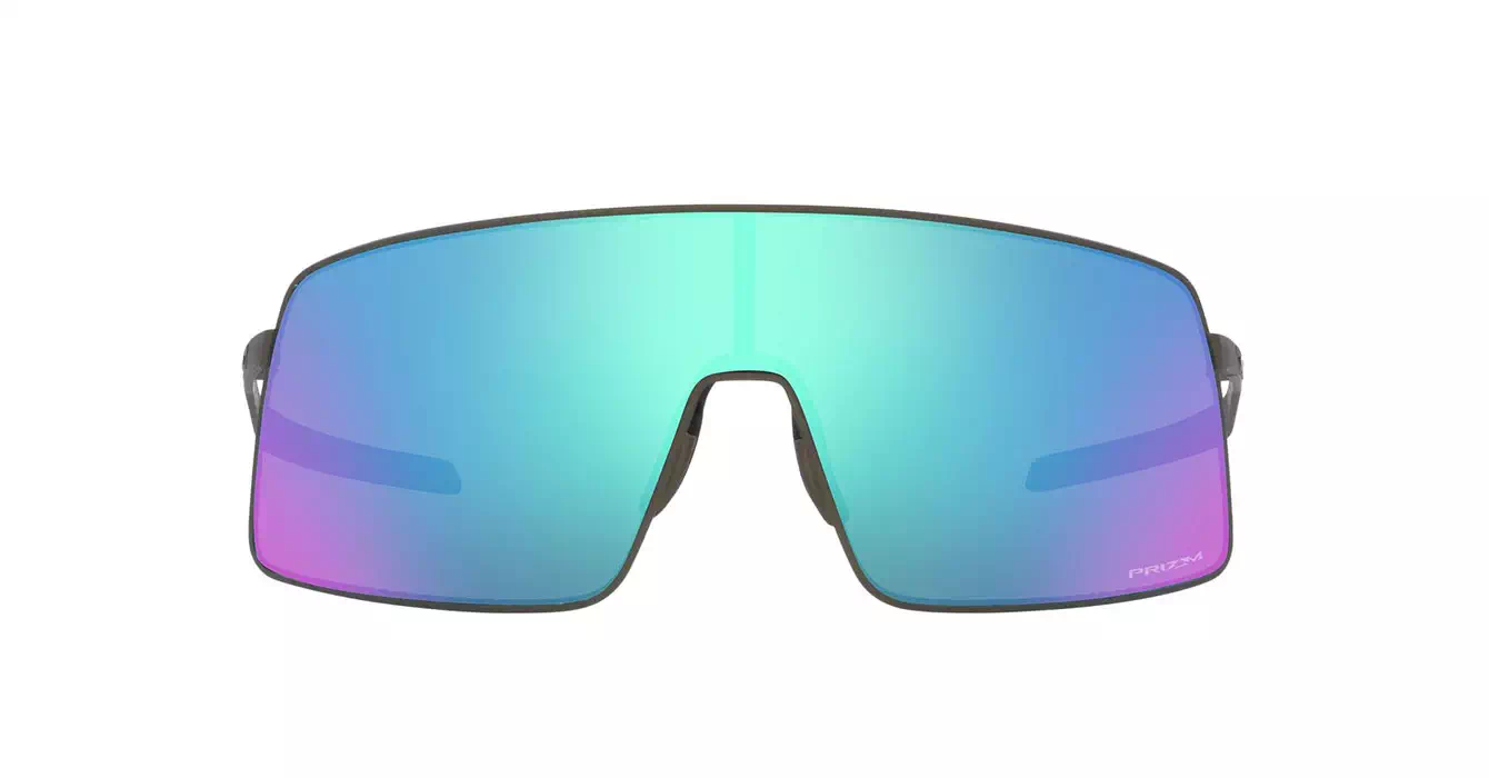 Oakley Prizm Sutro TI Satin Lead W/ Prizm Sapphire (OO6013-04) s36