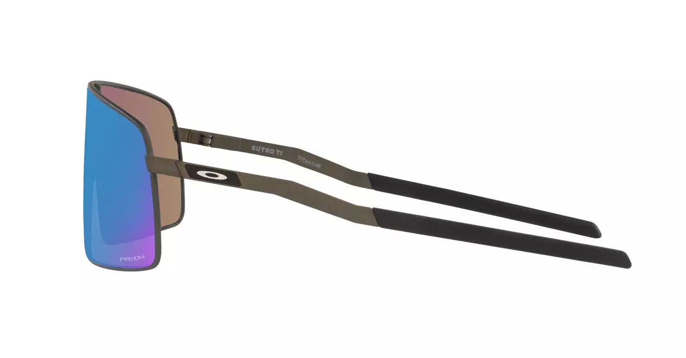 Oakley Prizm Sutro TI Satin Lead W/ Prizm Sapphire (OO6013-04) s36