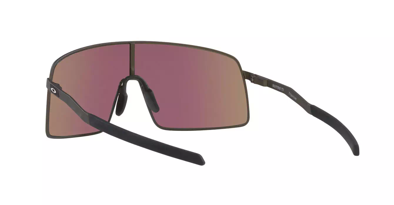 Oakley Prizm Sutro TI Satin Lead W/ Prizm Sapphire (OO6013-04) s36