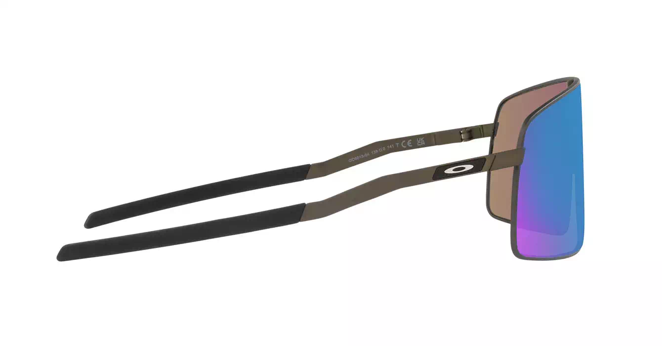 Oakley Prizm Sutro TI Satin Lead W/ Prizm Sapphire (OO6013-04) s36