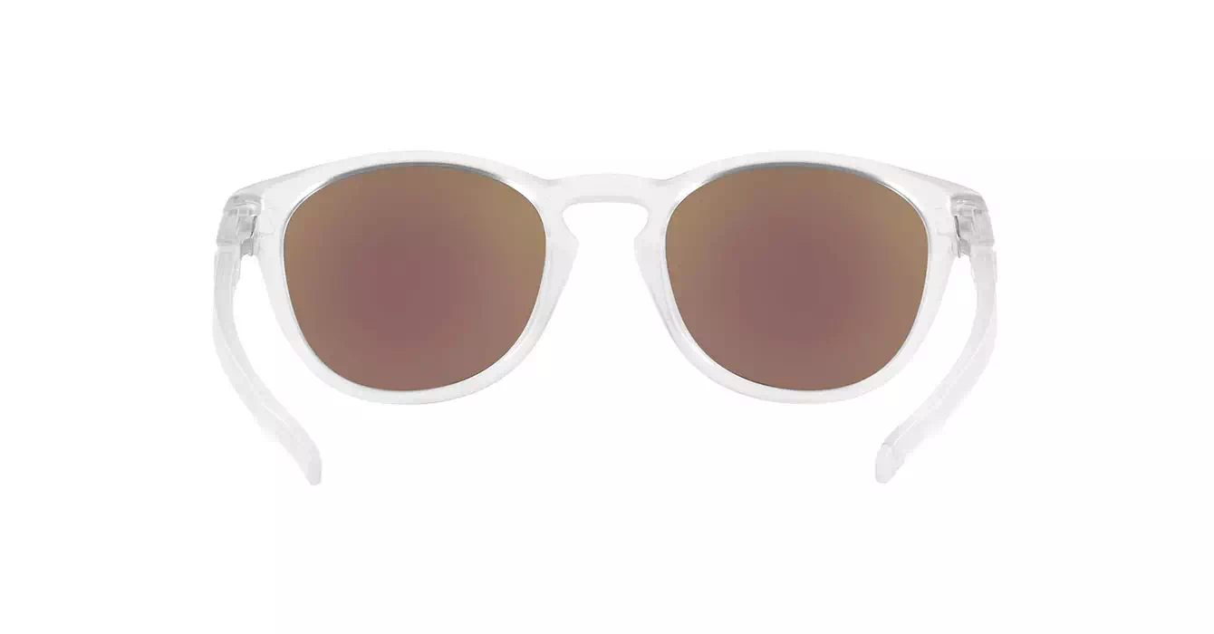 Oakley Latch (A) Matte Clear W/ Prizm Sapphire Polarized (OO9349-48) s53