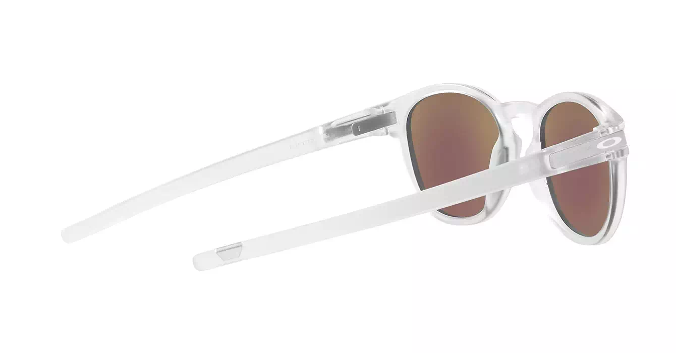 Oakley Latch (A) Matte Clear W/ Prizm Sapphire Polarized (OO9349-48) s53