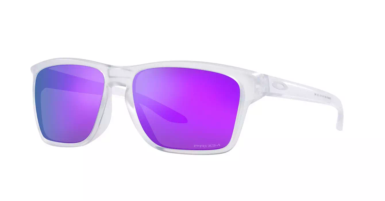 Oakley Prizm Sylas (A) Matte Clear W/ Prizm Violet (OO9448F-14) s58