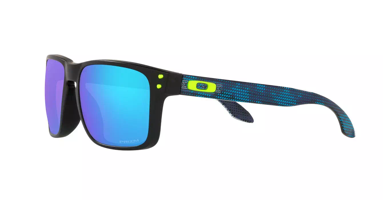Oakley Holbrook (A) Polished Black W/ Prizm Sapphire (OO9244-57) s56