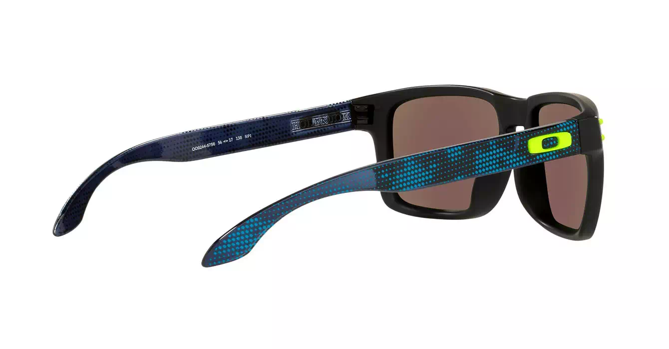 Oakley Holbrook (A) Polished Black W/ Prizm Sapphire (OO9244-57) s56