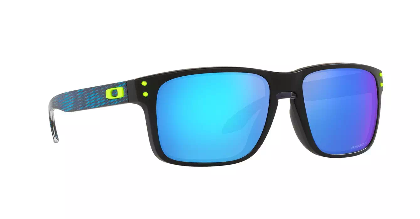 Oakley Holbrook (A) Polished Black W/ Prizm Sapphire (OO9244-57) s56