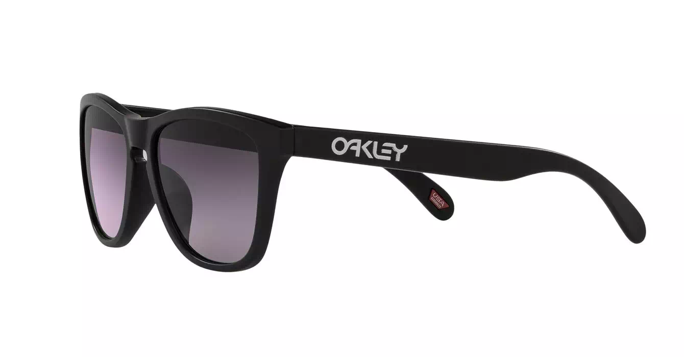 Oakley Frogskins (A) Matte Black W/ Prizm Grey Gradient (OO9245-D0) s54