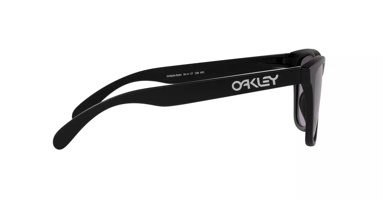 Oakley Frogskins (A) Matte Black W/ Prizm Grey Gradient (OO9245-D0) s54