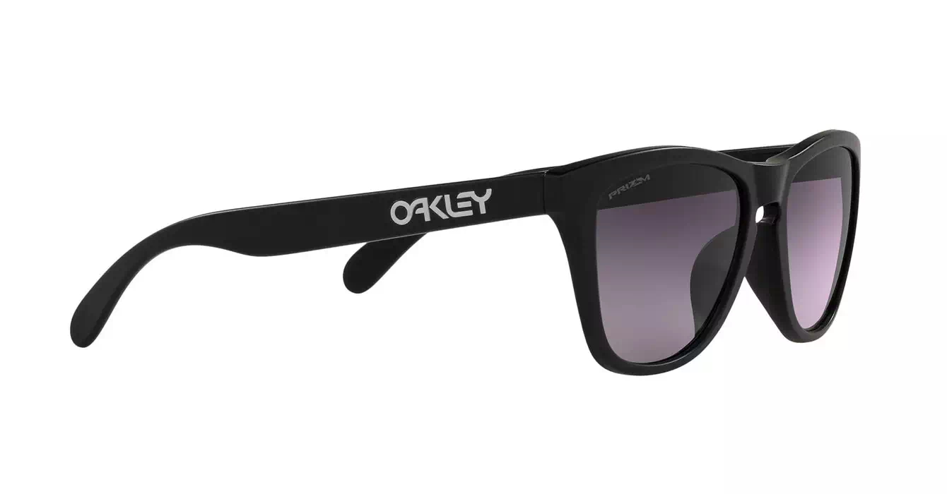 Oakley Frogskins (A) Matte Black W/ Prizm Grey Gradient (OO9245-D0) s54