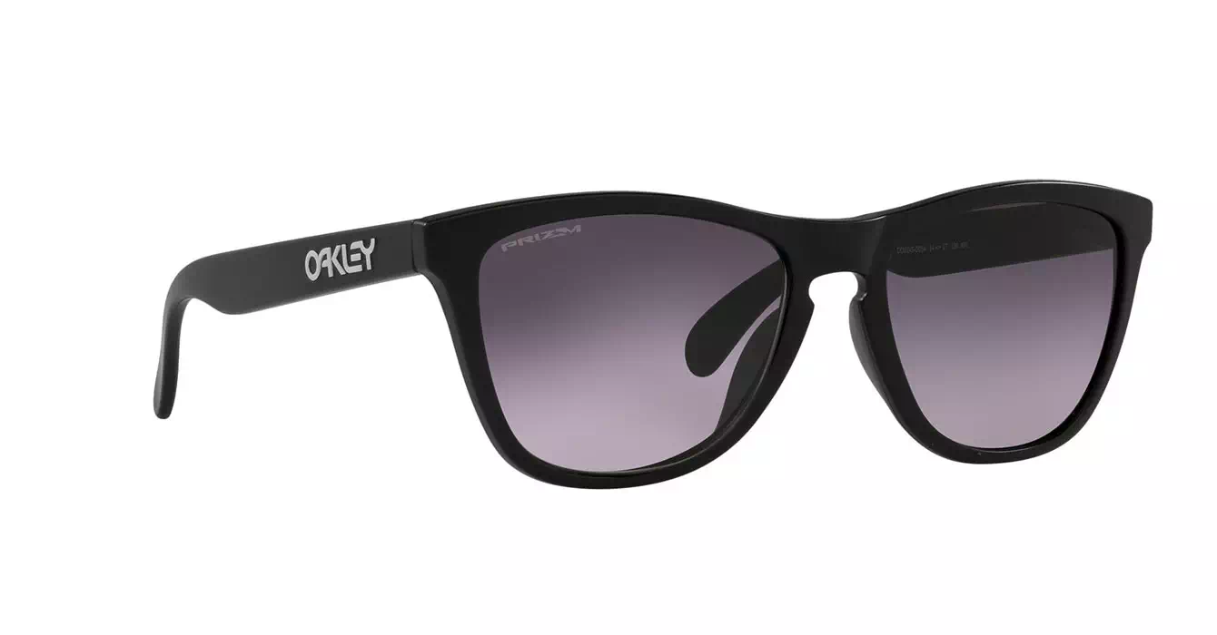 Oakley Frogskins (A) Matte Black W/ Prizm Grey Gradient (OO9245-D0) s54