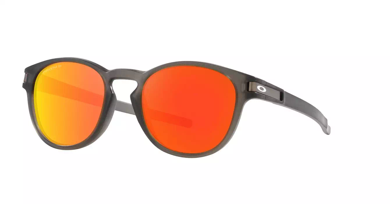 Oakley Latch (A) Matte Grey Smoke W/ Prizm Ruby Polar (OO9349-49) s53