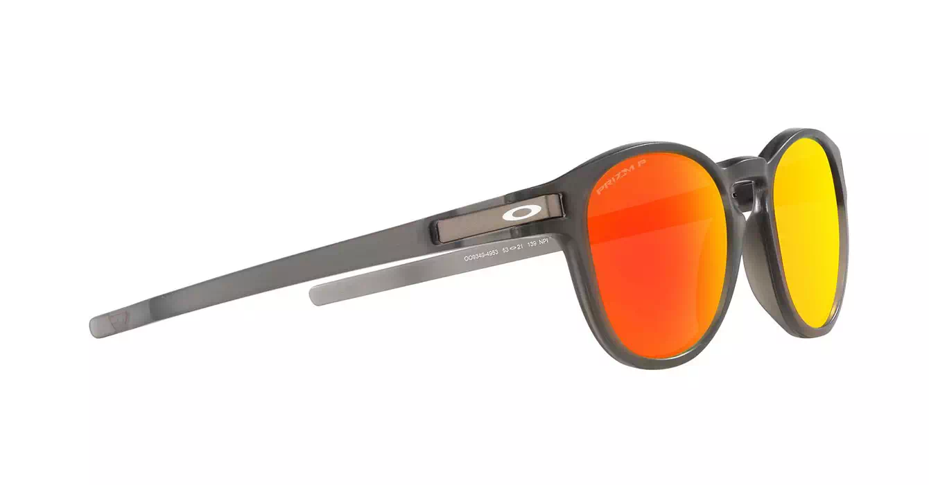 Oakley Latch (A) Matte Grey Smoke W/ Prizm Ruby Polar (OO9349-49) s53