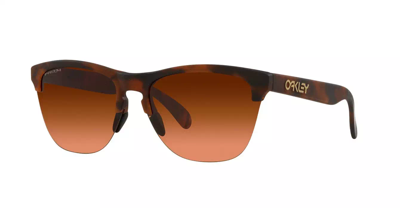 Oakley Frogskins Lite Matte Brown Tortoise W/ Prizm Brown Gradient (OO9374-50) s63