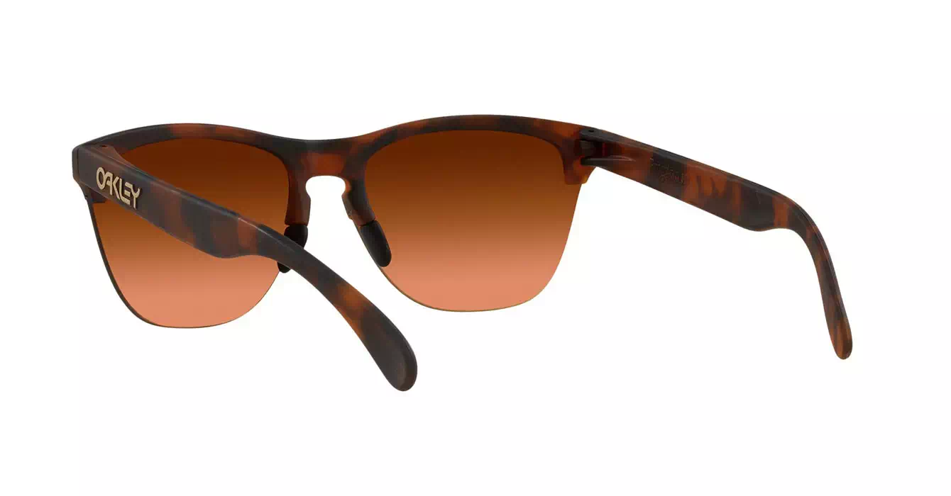 Oakley Frogskins Lite Matte Brown Tortoise W/ Prizm Brown Gradient (OO9374-50) s63