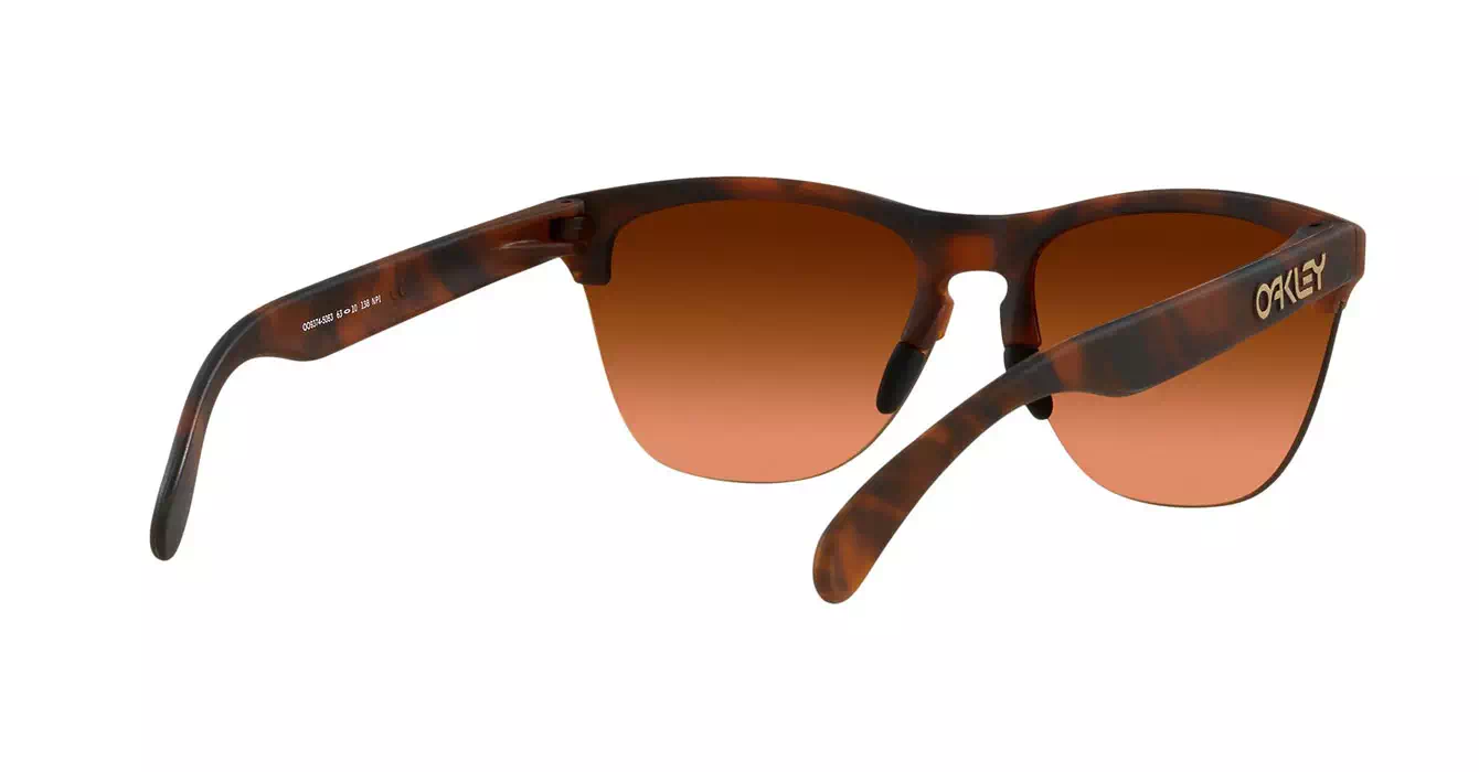 Oakley Frogskins Lite Matte Brown Tortoise W/ Prizm Brown Gradient (OO9374-50) s63