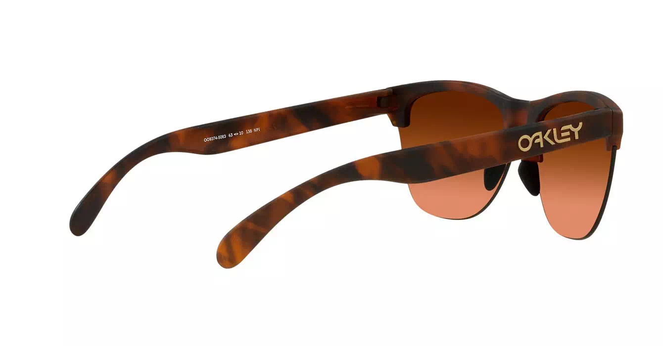 Oakley Frogskins Lite Matte Brown Tortoise W/ Prizm Brown Gradient (OO9374-50) s63