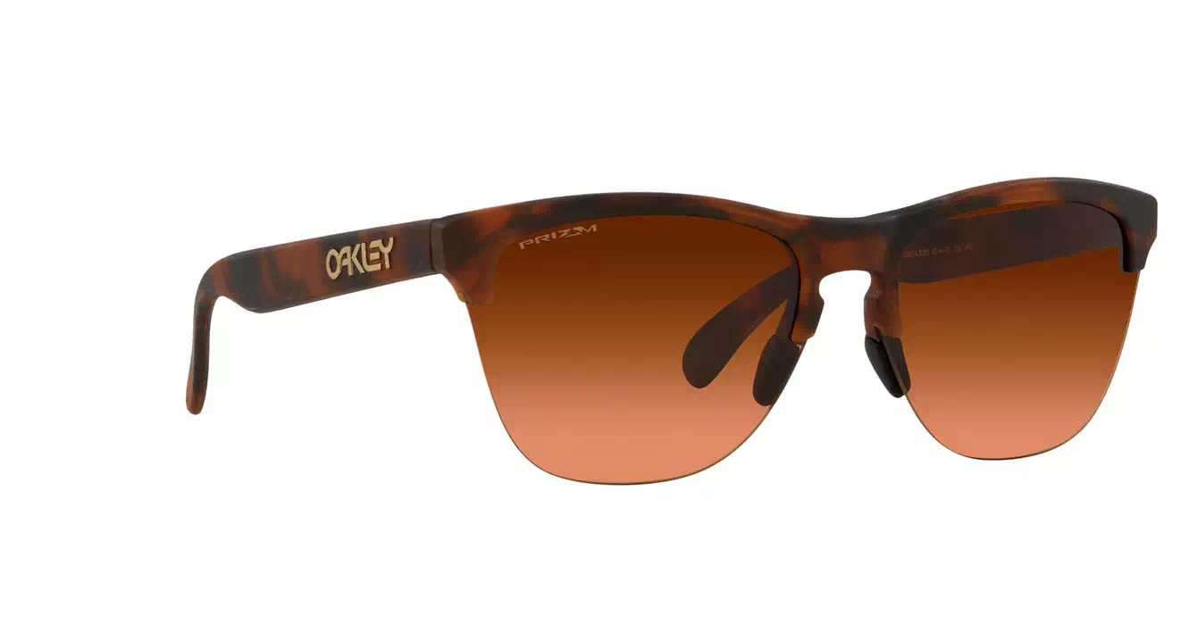 Oakley Frogskins Lite Matte Brown Tortoise W/ Prizm Brown Gradient (OO9374-50) s63