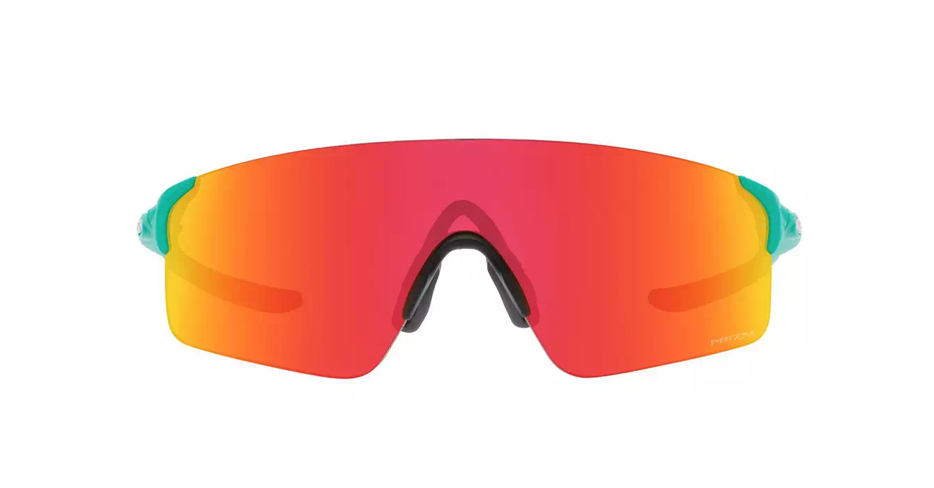 Oakley Prizm Evzero Blades (A) Matte Celeste W/ Prizm Ruby (OO9454A-13) s38