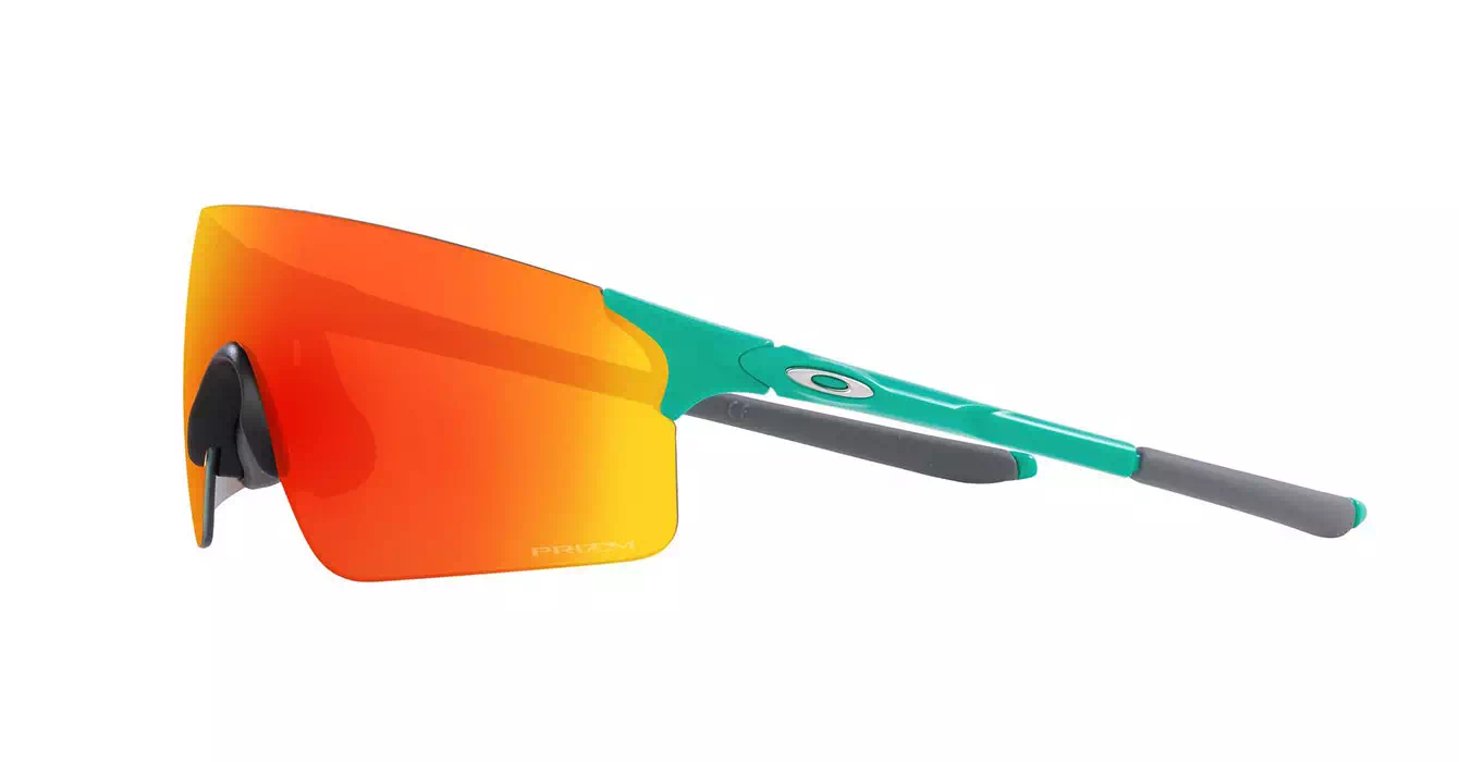 Oakley Prizm Evzero Blades (A) Matte Celeste W/ Prizm Ruby (OO9454A-13) s38
