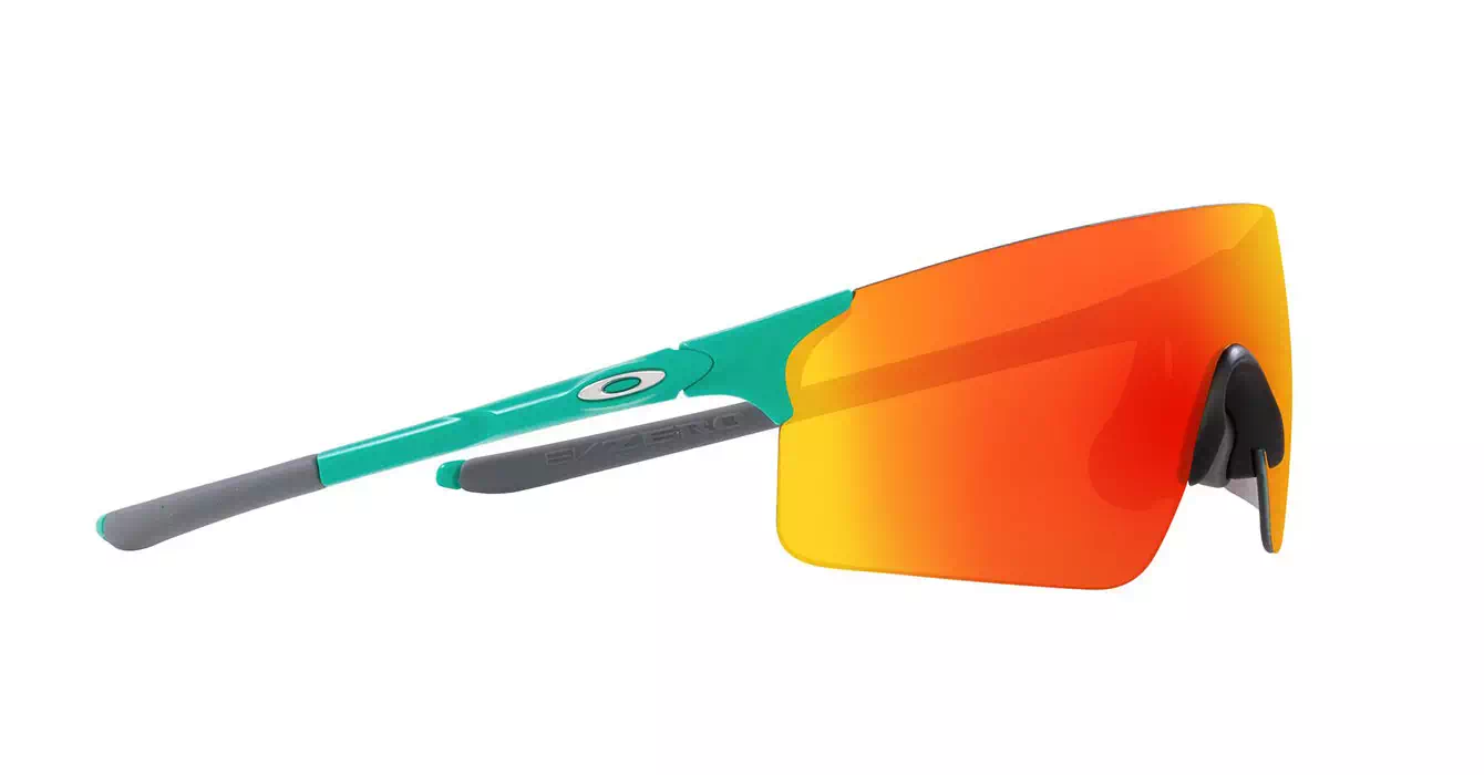 Oakley Prizm Evzero Blades (A) Matte Celeste W/ Prizm Ruby (OO9454A-13) s38