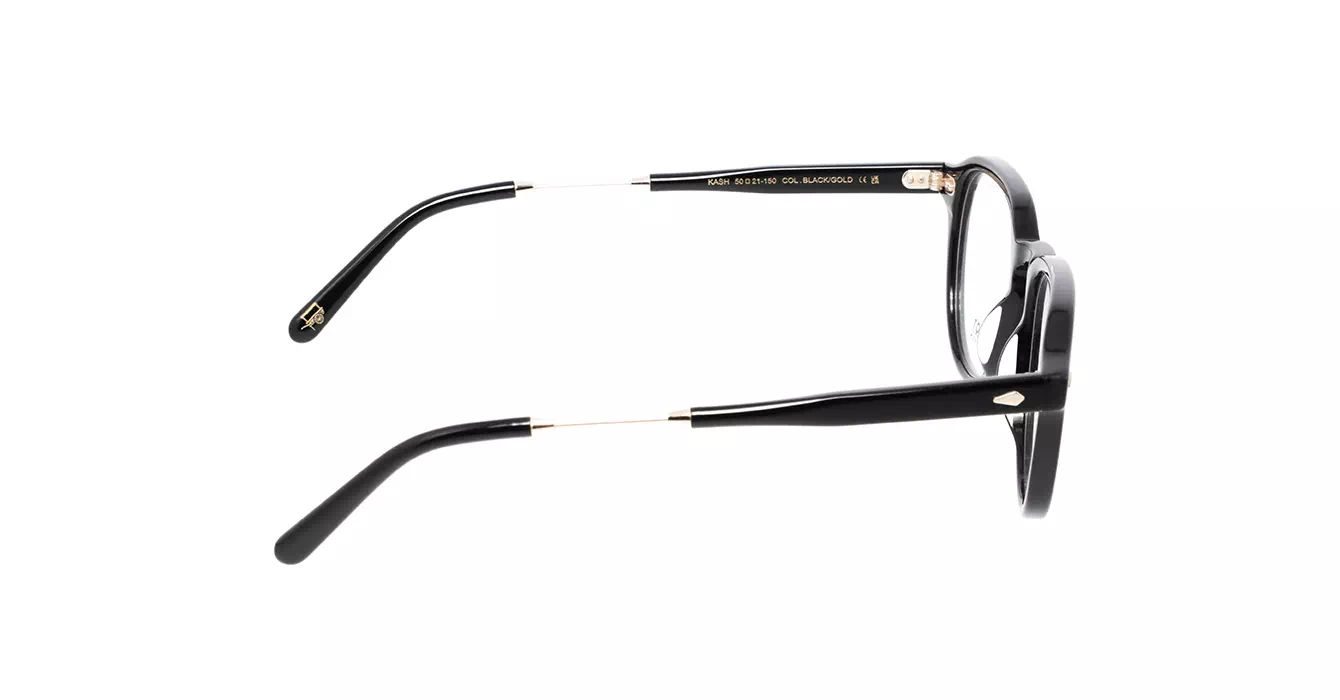Moscot Kash Black/Gold s50