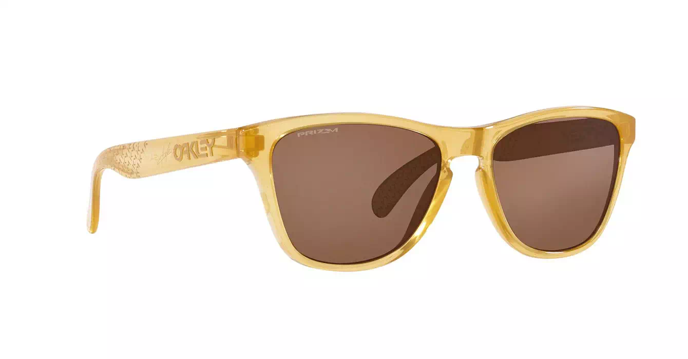 Oakley Frogskins XS KM Light Curry W/ Prizm Tungsten (OJ9006-38) s53