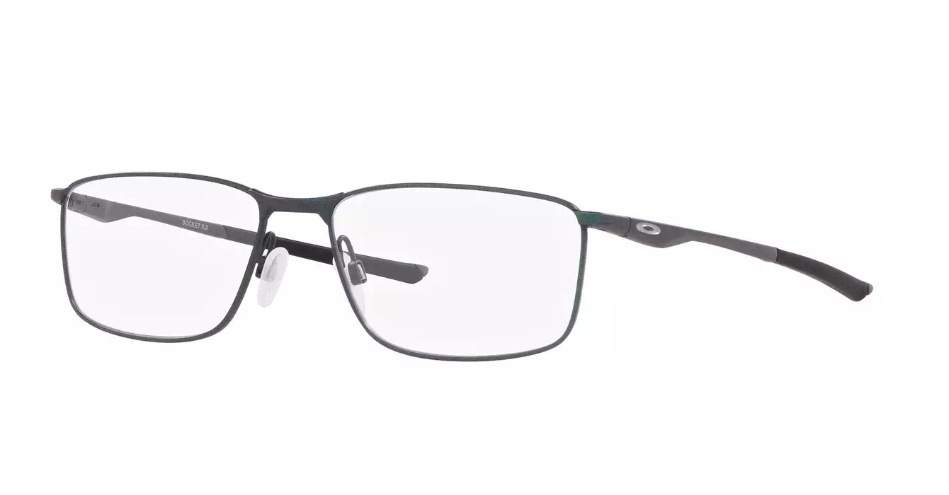 Oakley Socket 5.0 (55) Dk Mt Silver/Blue Colorshift (OX3217-14) s55
