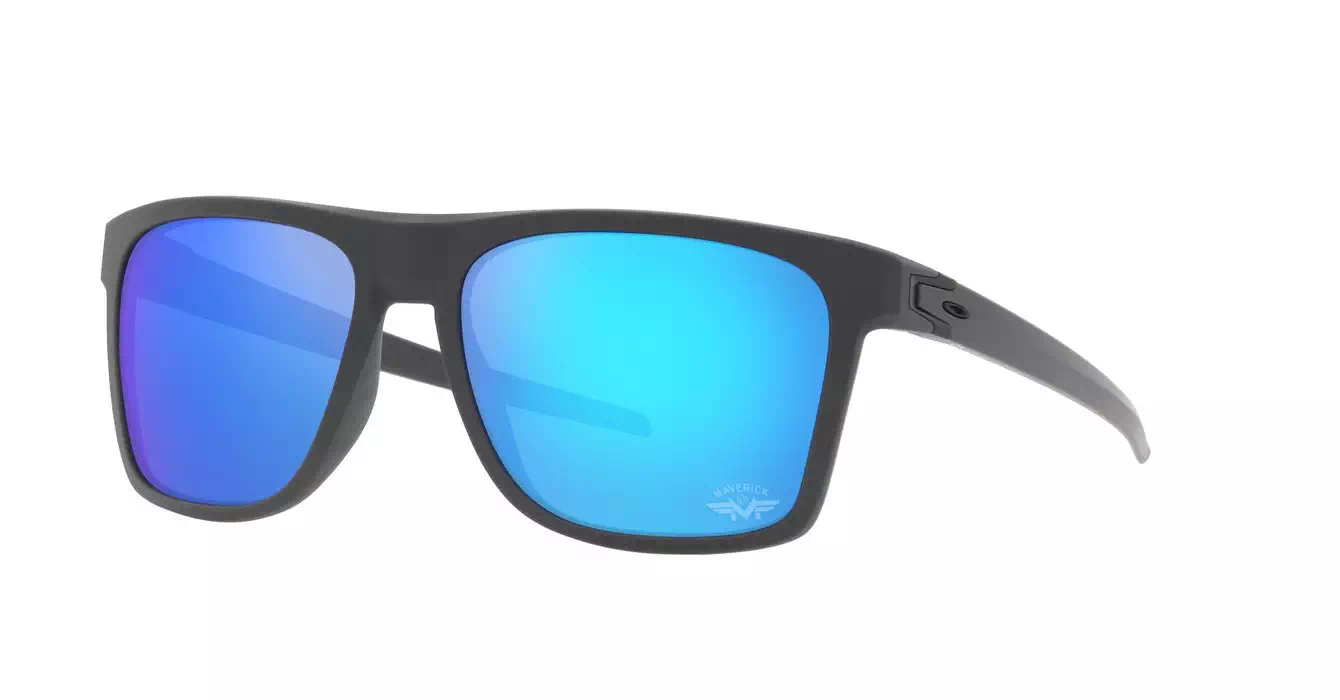 Oakley Leffingwell Matte Dark Grey W/ Prizm Sapphire (OO9100-16) s57