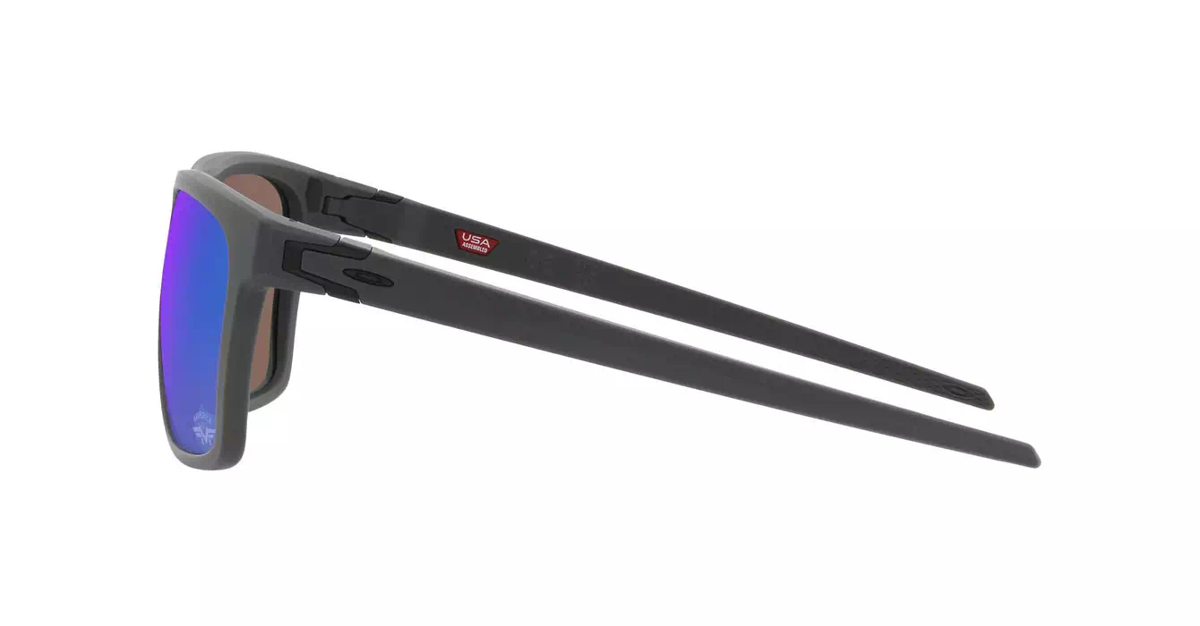 Oakley Leffingwell Matte Dark Grey W/ Prizm Sapphire (OO9100-16) s57