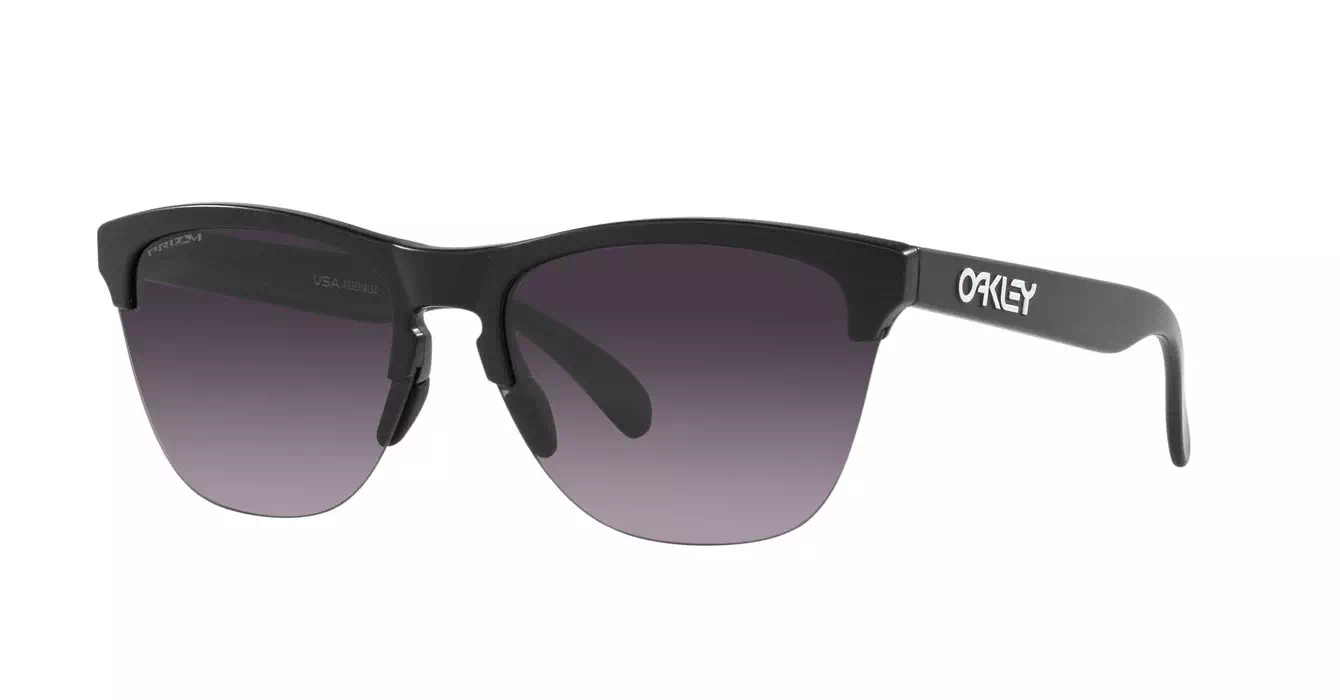 Oakley Frogskins Lite Matte Black W/ Prizm Grey Gradient (OO9374-49) s63