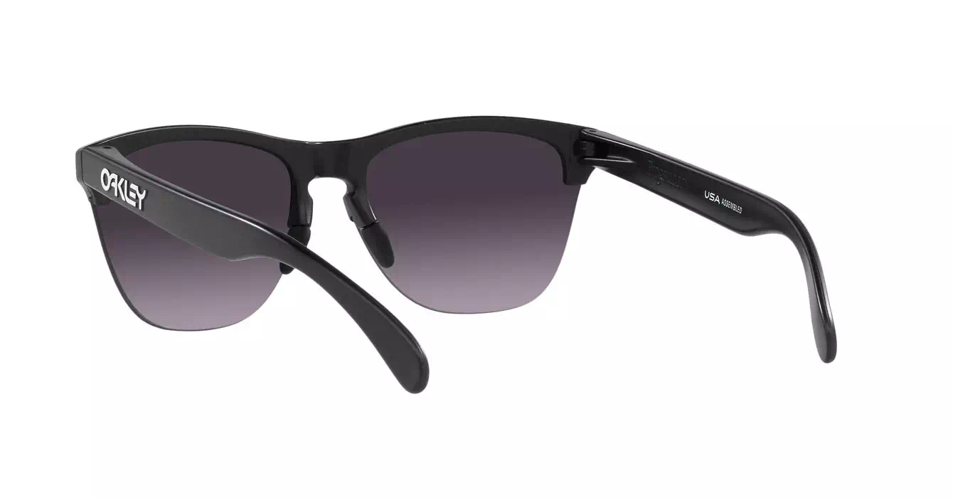 Oakley Frogskins Lite Matte Black W/ Prizm Grey Gradient (OO9374-49) s63
