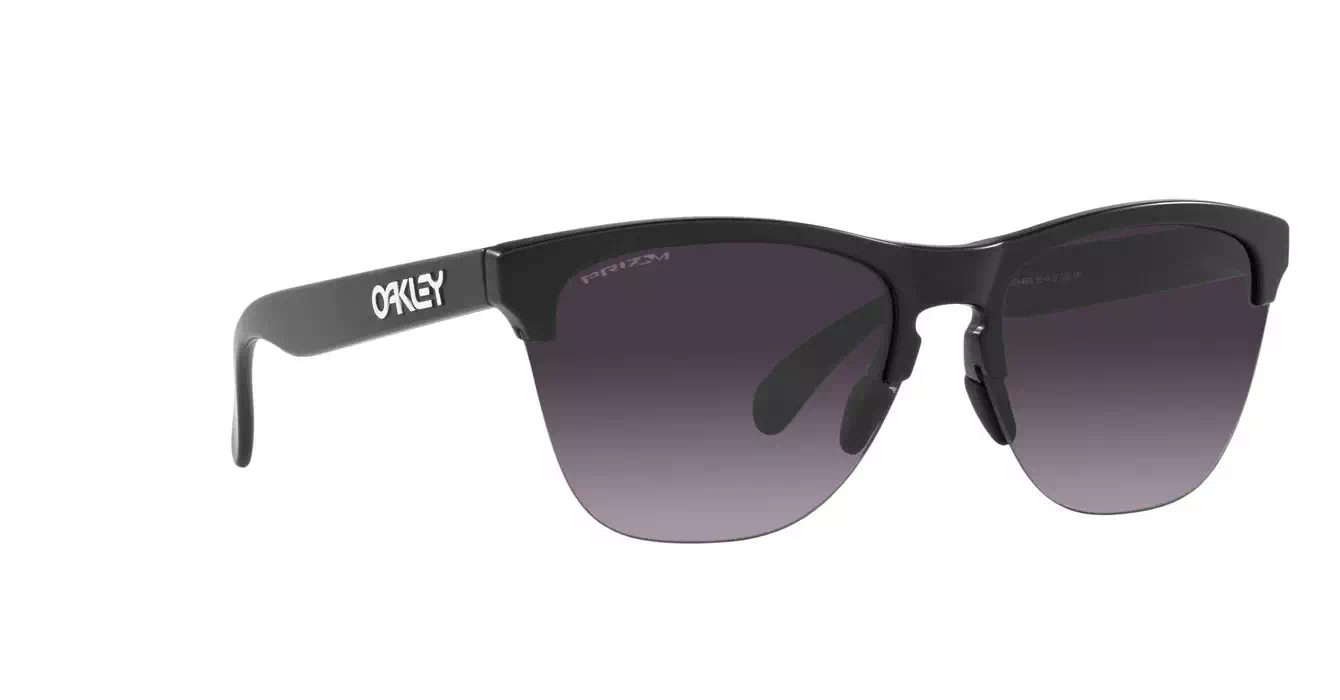 Oakley Frogskins Lite Matte Black W/ Prizm Grey Gradient (OO9374-49) s63