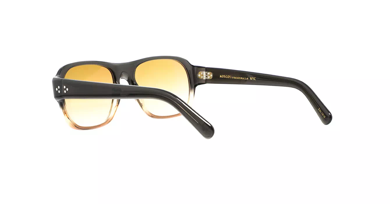 Moscot Shvitz Sun Grey Brown Fade s57