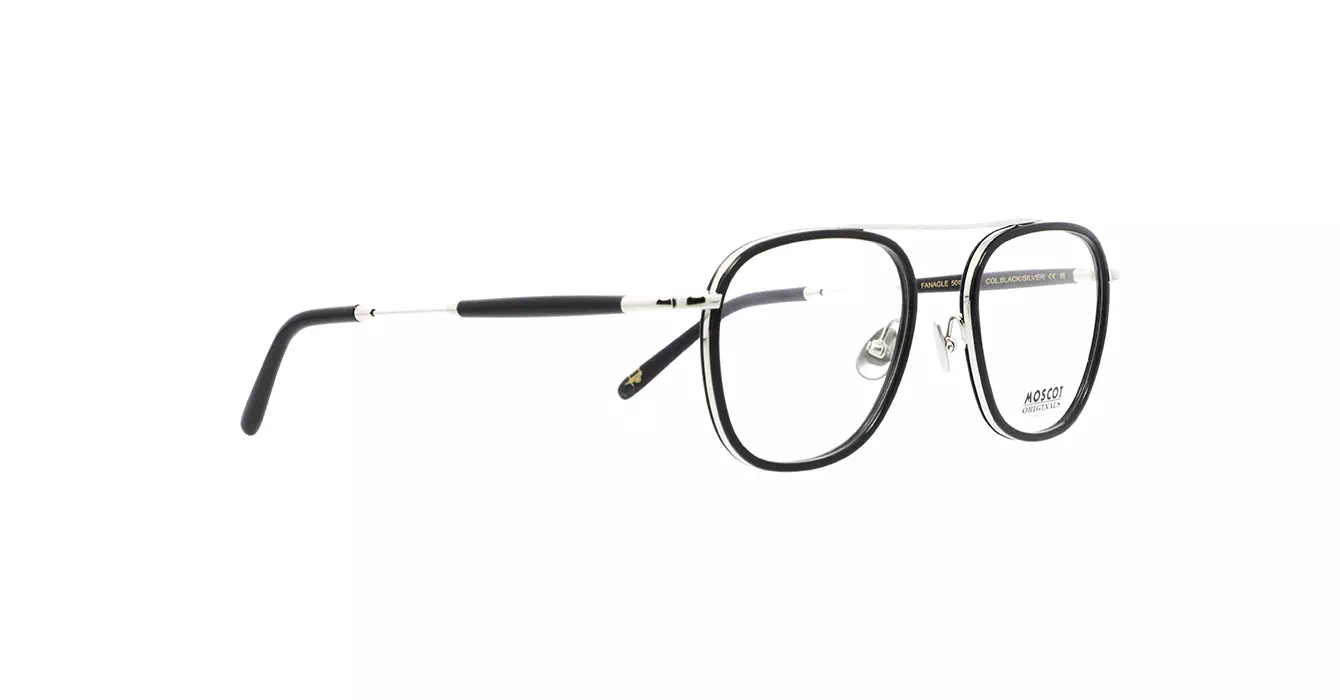 Moscot Fanagle Black/Silver s50