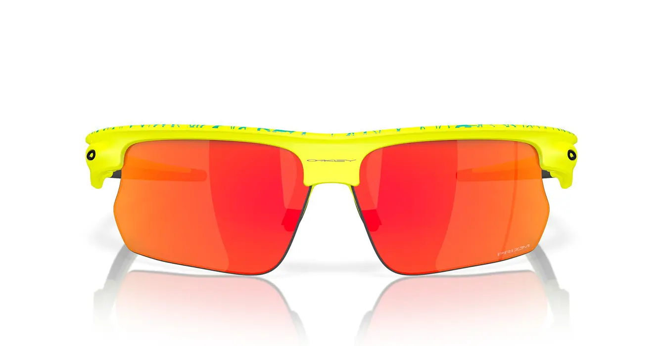 Oakley Bisphaera Matte Tennis Ball Yellow/Celeste Neuron W/ Prizm Ruby (OO9400-13) s68