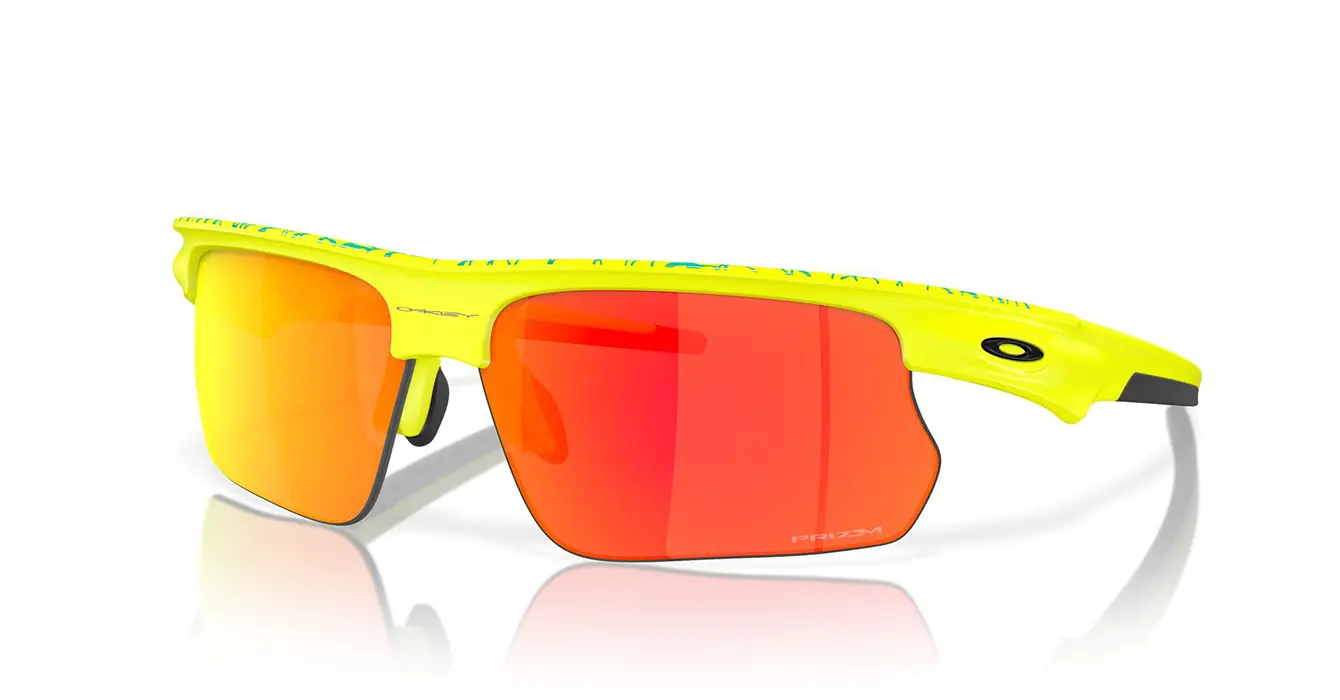 Oakley Bisphaera Matte Tennis Ball Yellow/Celeste Neuron W/ Prizm Ruby (OO9400-13) s68