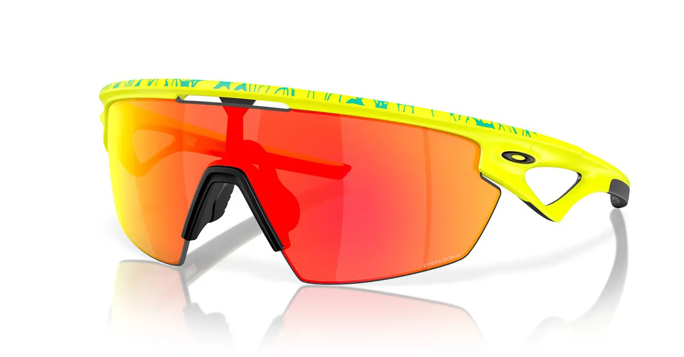 Oakley Sphaera Matte Tennis Ball Yellow/Celeste Neuron W/ Prizm Ruby (OO9403-14) s36