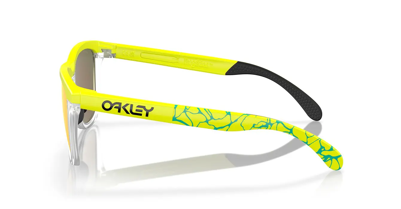 Oakley Frogskins Range A Tennis Ball Yellow W/ Prizm Ruby (OO9284A-12) s55